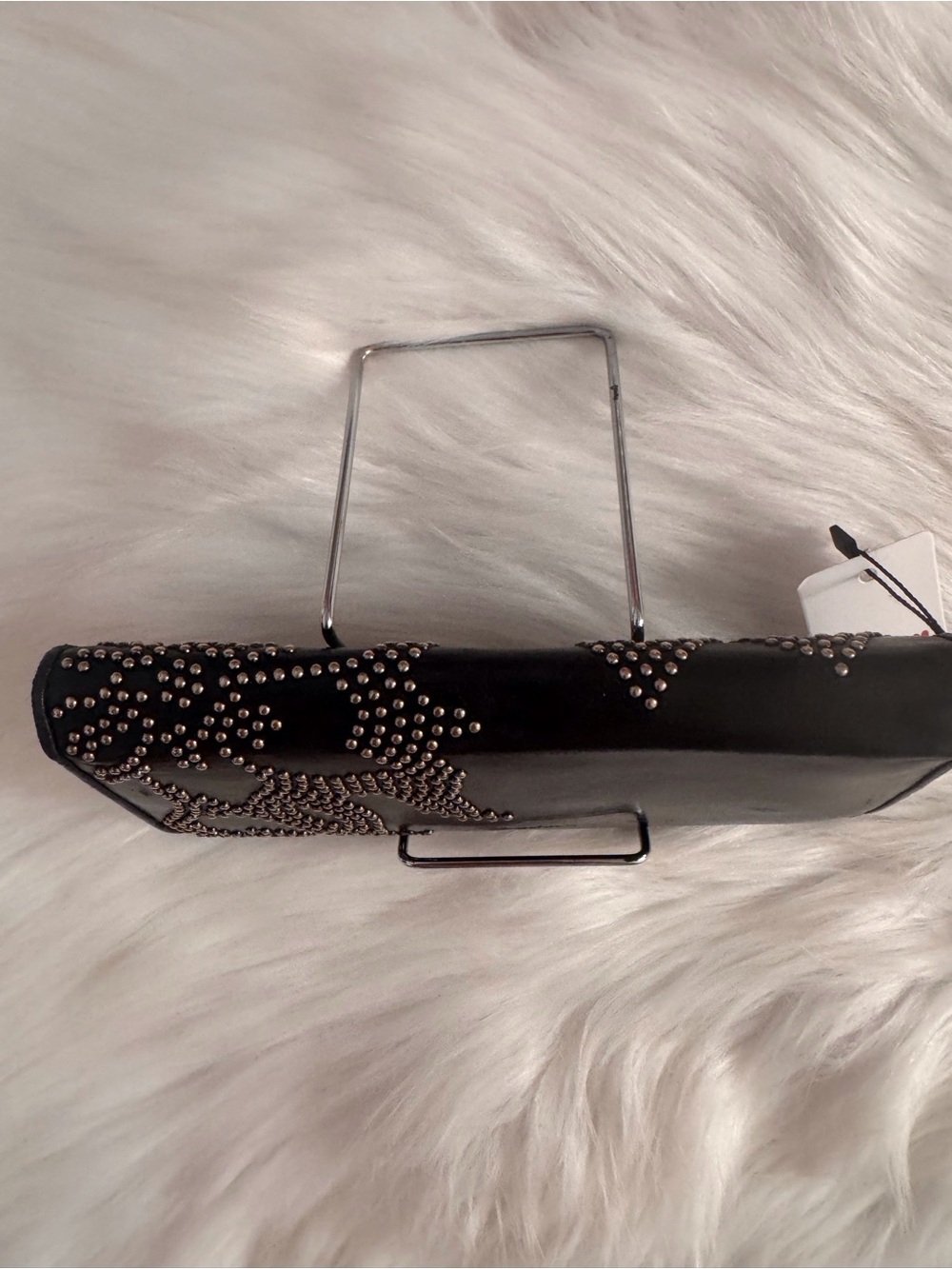 Miu Miu Black Studded leather Wallet - Picture 3 of 16